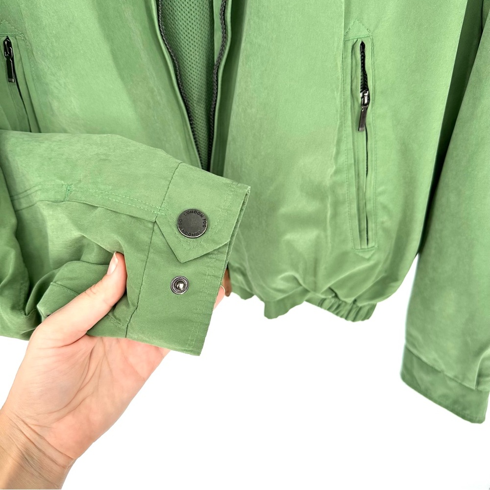 London Fog Bomber Jacket, Green, Medium - Picture 4 of 13
